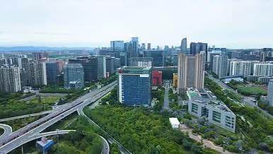 4K航拍四川成都金融城CBD视频的预览图